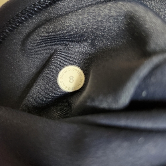 Lululemon Womens Navy Wunder Train High-Rise Stash Pocket Tight 25"-Size 8 - Picture 9 of 9
